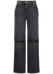 JW Anderson Cut-out-knee Denim Bootcut Jeans