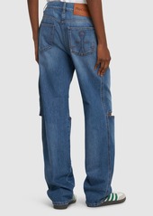 JW Anderson Cut-out-knee Denim Bootcut Jeans