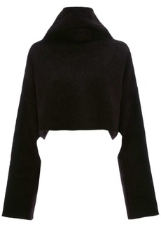 JW Anderson cut-out oversized cropped jumper