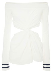 JW Anderson off-shoulder cut-out blouse