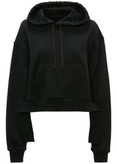 JW Anderson deconstructed cropped hoodie