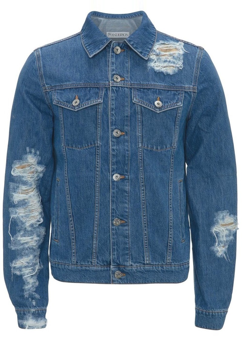 JW Anderson distressed denim jacket