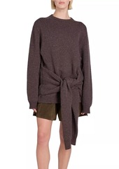 JW Anderson Draped Tie-Front Sweater