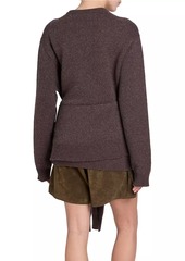 JW Anderson Draped Tie-Front Sweater