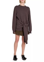 JW Anderson Draped Tie-Front Sweater