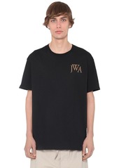 JW Anderson Embroidered Logo Cotton Jersey T-shirt