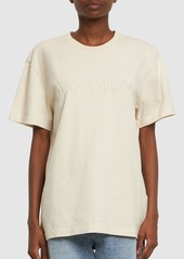 JW Anderson Embroidered Logo Jersey T-shirt