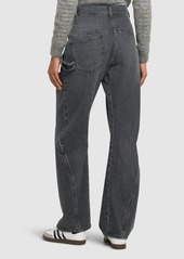 JW Anderson Embroidered Pocket Denim Cargo Jeans