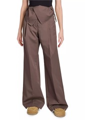 JW Anderson Foldover Cotton Trousers