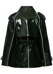 JW Anderson Glossy Cotton Trench Coat W/belt