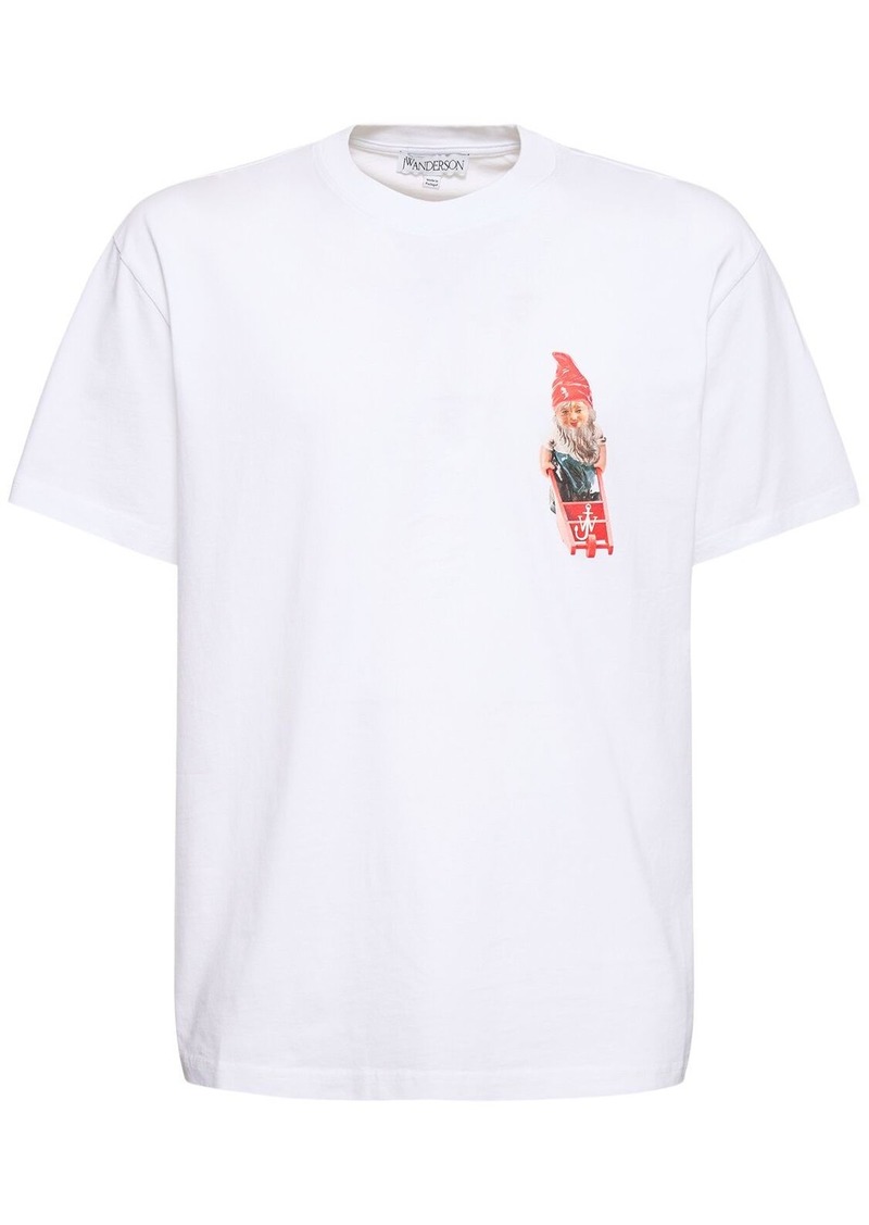 JW Anderson Gnome Print Cotton Jersey T-shirt