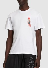 JW Anderson Gnome Print Cotton Jersey T-shirt