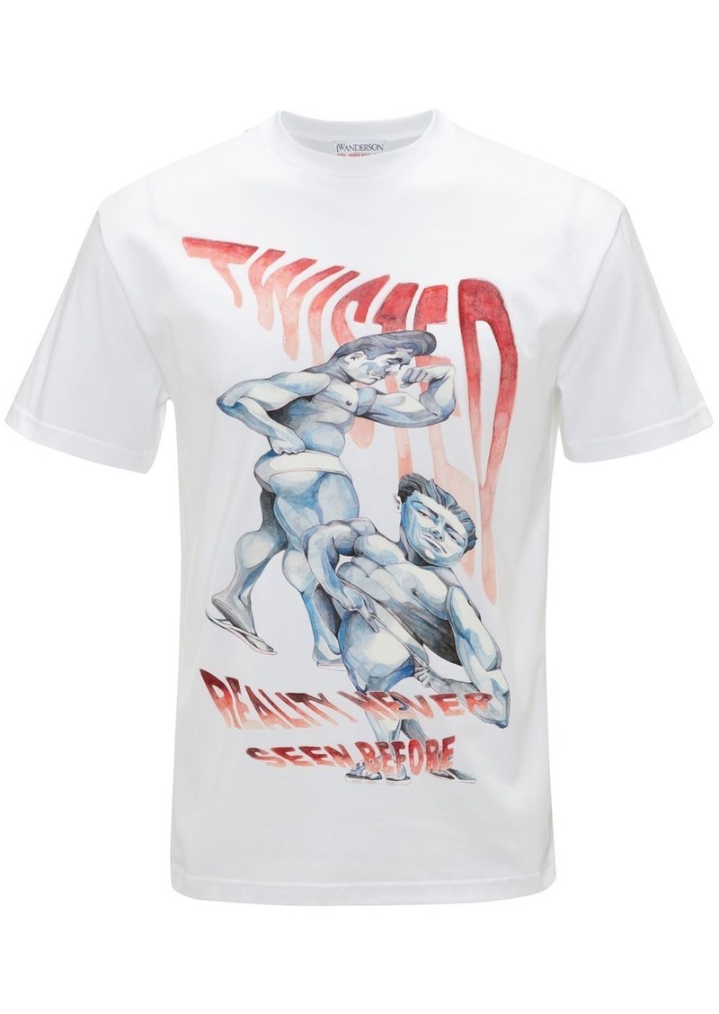 JW Anderson graphic-print cotton T-shirt