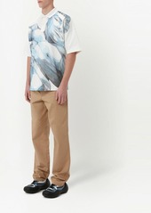 JW Anderson graphic-print short-sleeved polo shirt