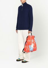 JW Anderson Henley cable-knit jumper