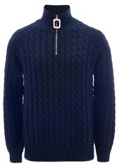 JW Anderson Henley cable-knit jumper