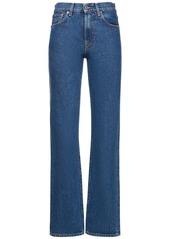 JW Anderson High Waist Denim Straight Jeans