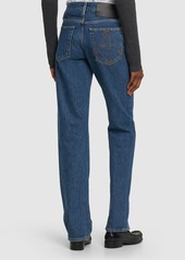 JW Anderson High Waist Denim Straight Jeans