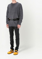 JW Anderson hinge-embellished cut-out jumper