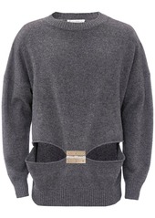 JW Anderson hinge-embellished cut-out jumper