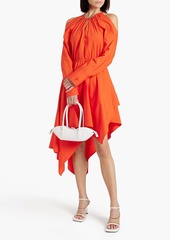 JW Anderson - Asymmetric cutout cotton midi dress - Orange - UK 6
