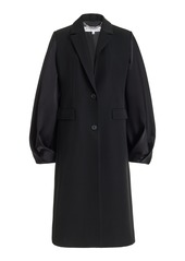 JW Anderson - Balloon-Sleeve Wool Coat - Black - UK 6 - Moda Operandi