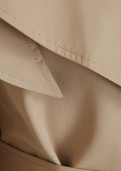 JW Anderson - Belted cotton-blend faille trench coat - Neutral - UK 8