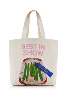 JW Anderson - Best In Show Embroidered Canvas Tote - Neutral - OS - Moda Operandi