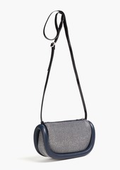 JW Anderson - Bumper 12 leather and denim shoulder bag - Blue - OneSize