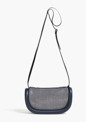 JW Anderson - Bumper 12 leather and denim shoulder bag - Blue - OneSize