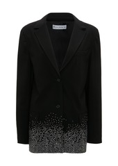 JW Anderson - Crystal-Embellished Wool Blazer - Black - UK 8 - Moda Operandi