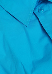 JW Anderson - Cutout twisted shirt dress - Blue - UK 6