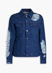 JW Anderson - Distressed denim jacket - Blue - S