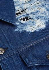 JW Anderson - Distressed denim jacket - Blue - S