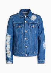 JW Anderson - Distressed denim jacket - Blue - S