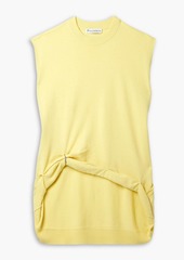 JW Anderson - Draped embellished merino wool tank - Yellow - S