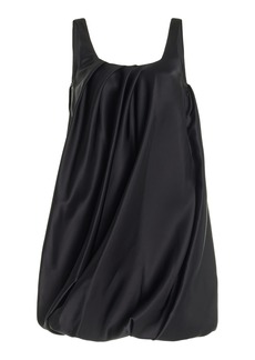 JW Anderson - Draped Mini Shift Dress - Black - UK 8 - Moda Operandi