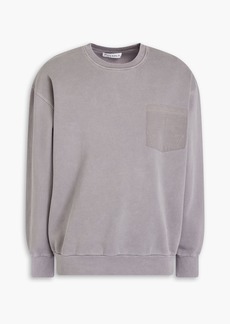 JW Anderson - Embroidered cotton-fleece sweatshirt - Gray - XS