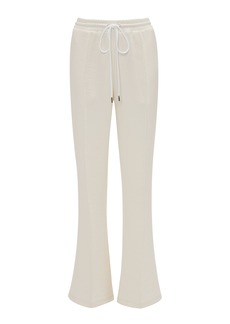 JW Anderson - Flared Crepe Pants - Ivory - UK 6 - Moda Operandi