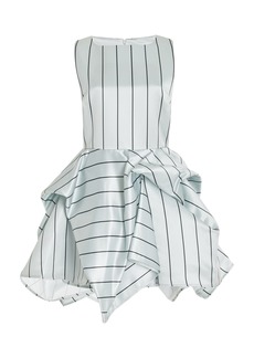 JW Anderson - Gathered Flare Mini Dress - White - UK 8 - Moda Operandi