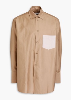 JW Anderson - Oversized cotton-poplin shirt - Neutral - XS