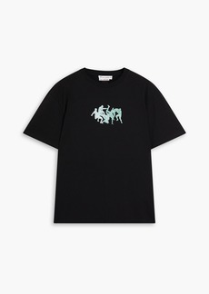 JW Anderson - Printed cotton-jersey T-shirt - Black - S
