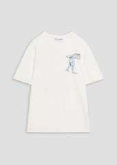 JW Anderson - Printed cotton-jersey T-shirt - White - M