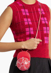 JW Anderson - Printed leather shoulder bag - Red - OneSize