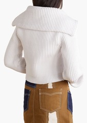 JW Anderson - Ribbed-knit cardigan - White - M