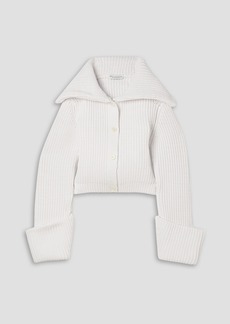 JW Anderson - Ribbed-knit cardigan - White - M