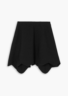 JW Anderson - Scalloped stretch-knit mini skirt - Black - M