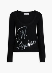 JW Anderson - Sequin-embellished wool-blend sweater - Gray - XS