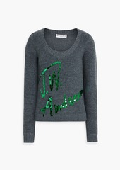 JW Anderson - Sequin-embellished wool-blend sweater - Gray - XS