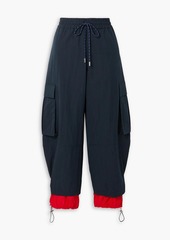 JW Anderson - Cotton-blend shell track pants - Blue - UK 10